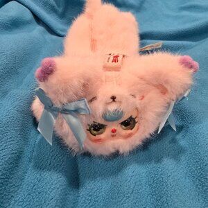 Plush Pink and Blue Stuffed Animal